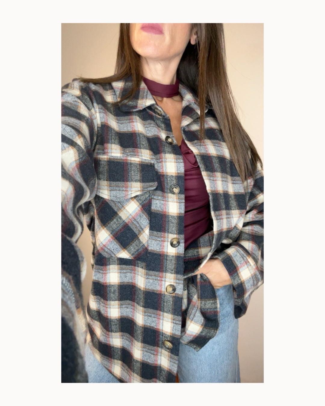 Camicia 80% cotone a quadri!