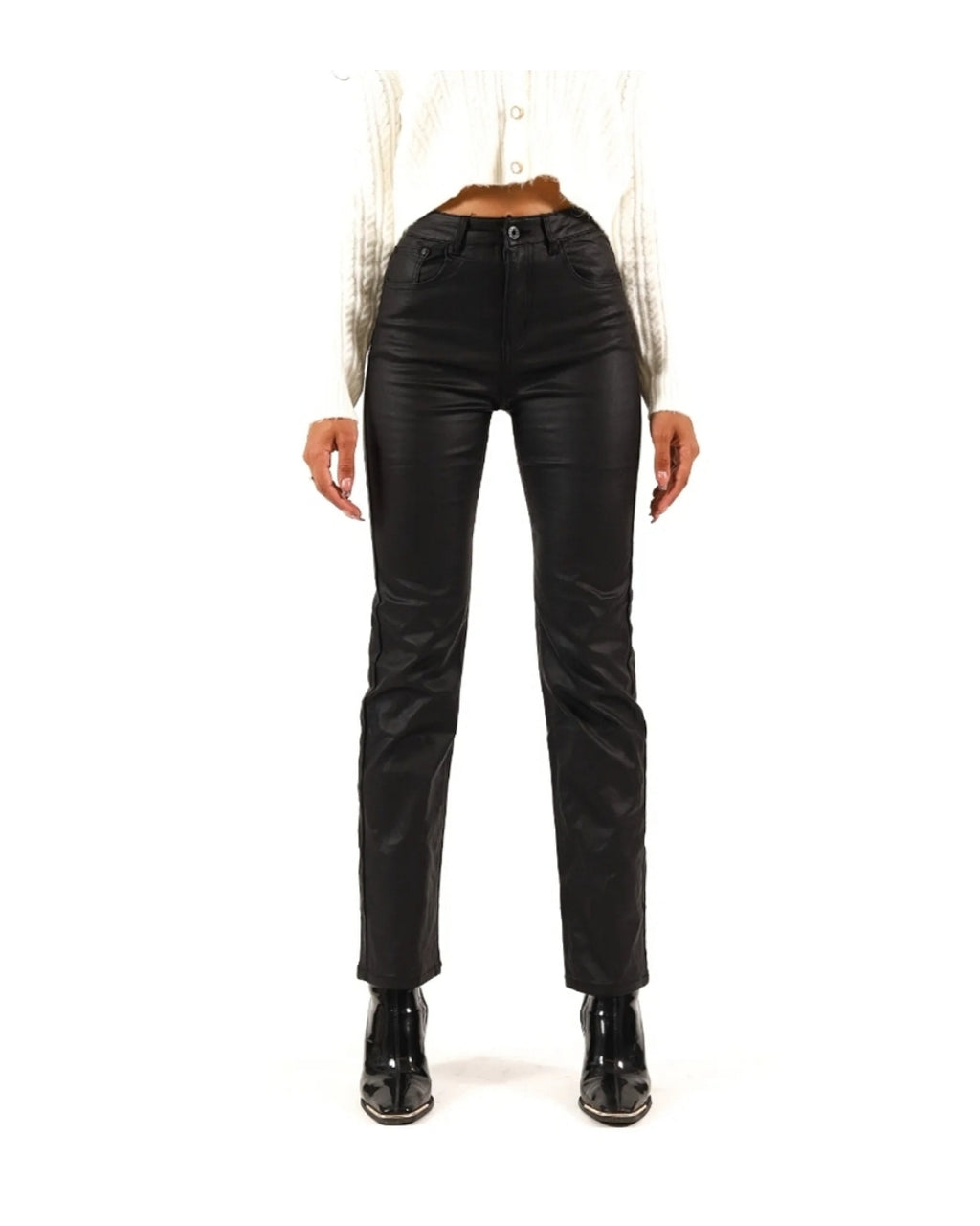 Pantalone cigarettes in ecopelle!