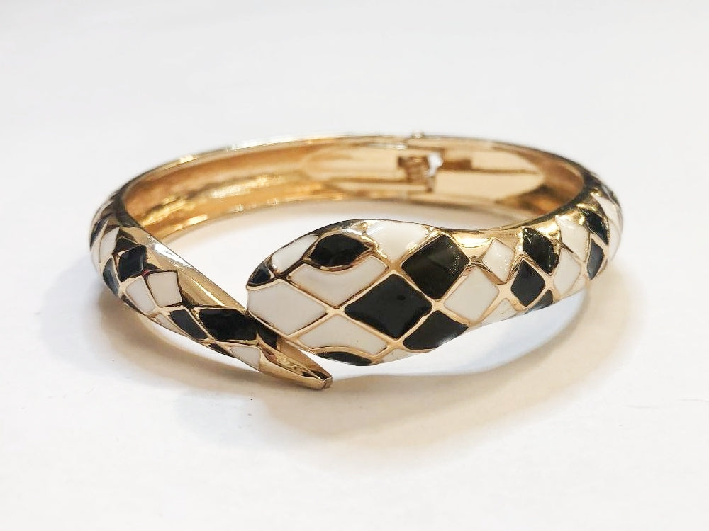 Bracciale vetrificato animalier con molla!
