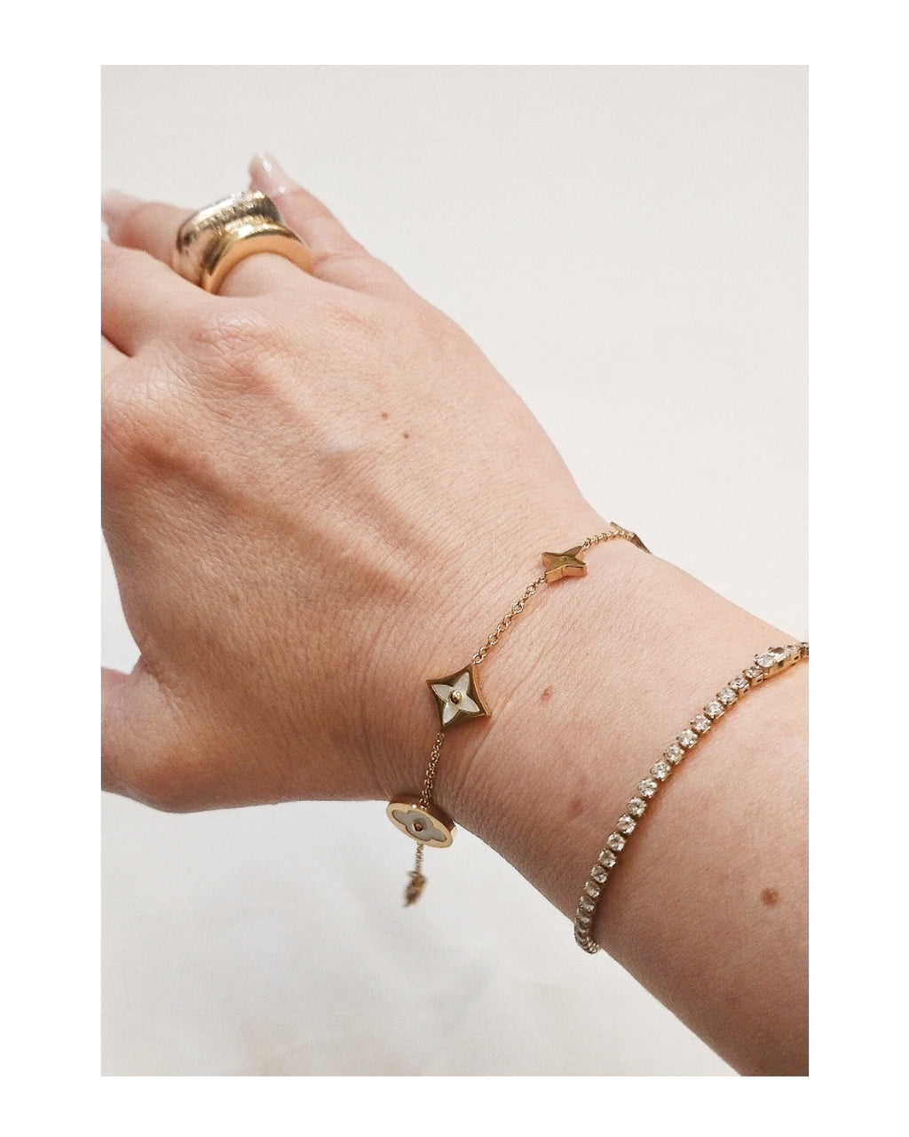 Bracciale sterling steel dorato!