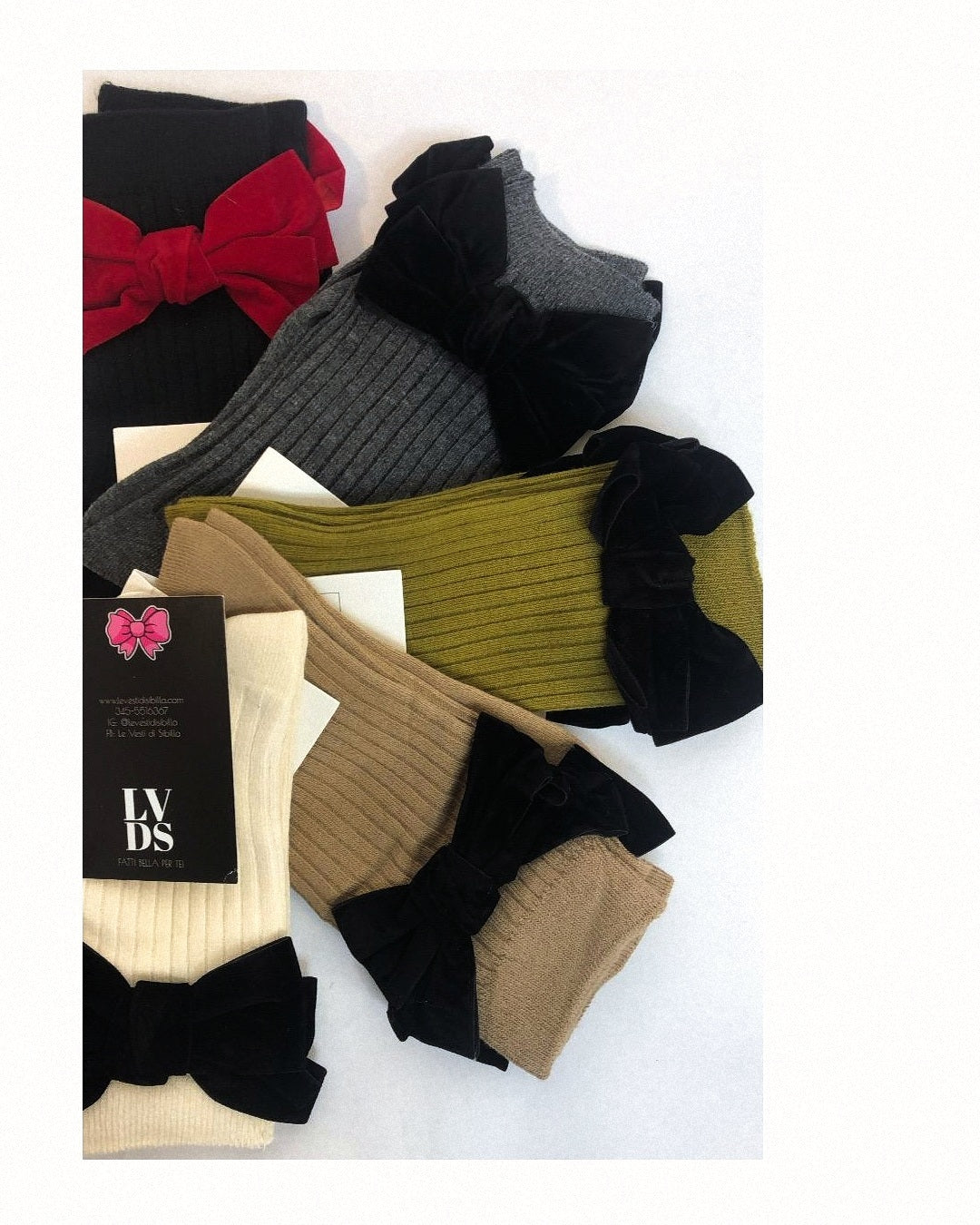 Calzettoni con fiocco!