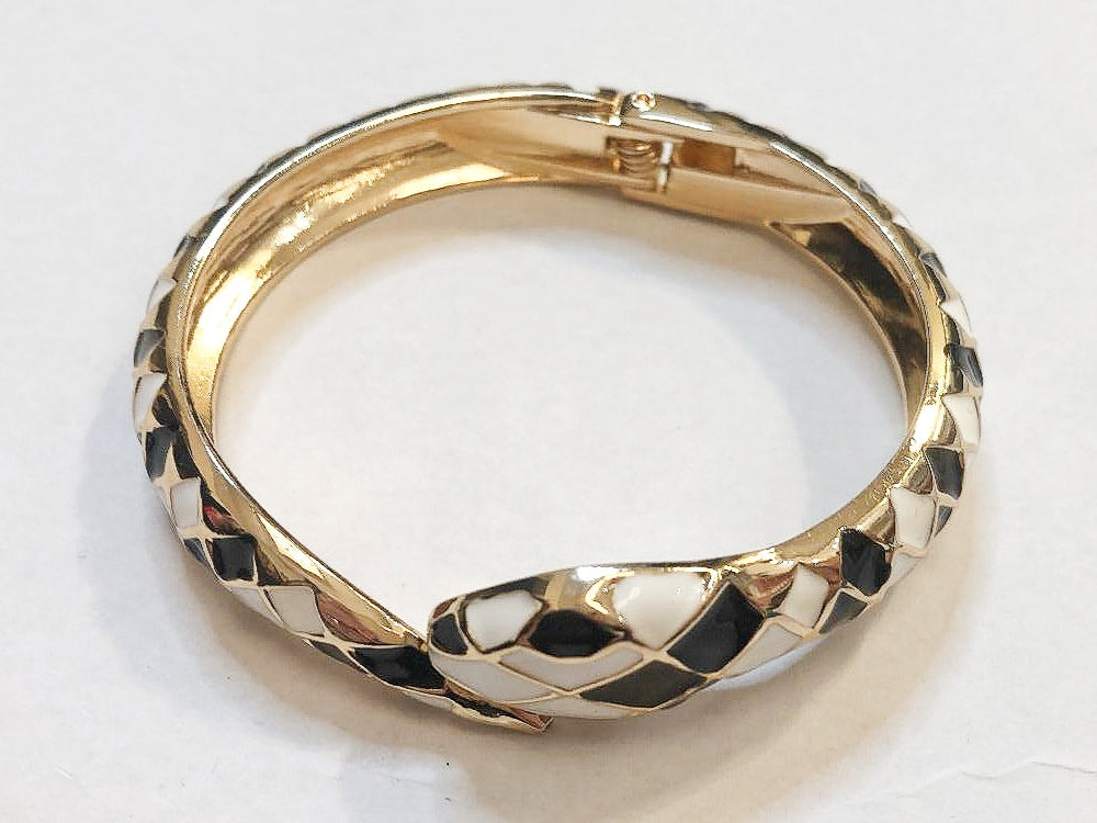 Bracciale vetrificato animalier con molla!