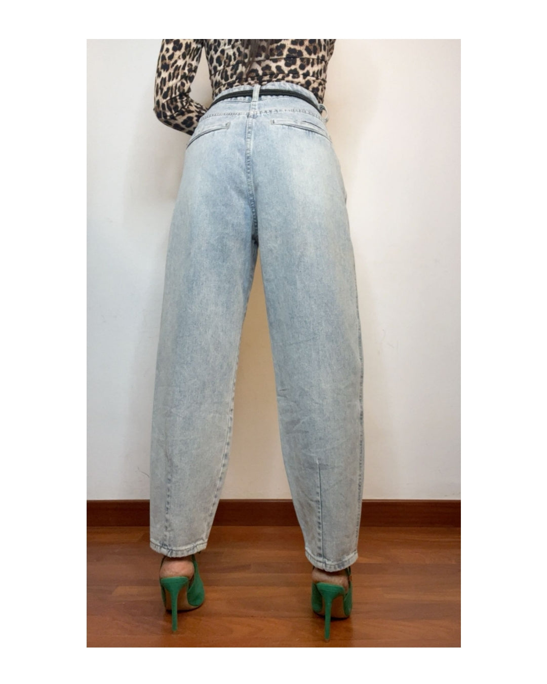 Jeans balloon lavaggio chiaro!