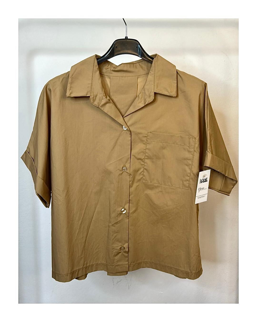 Camicia basic 100% cotone o 85% viscosa, colori della Terra!