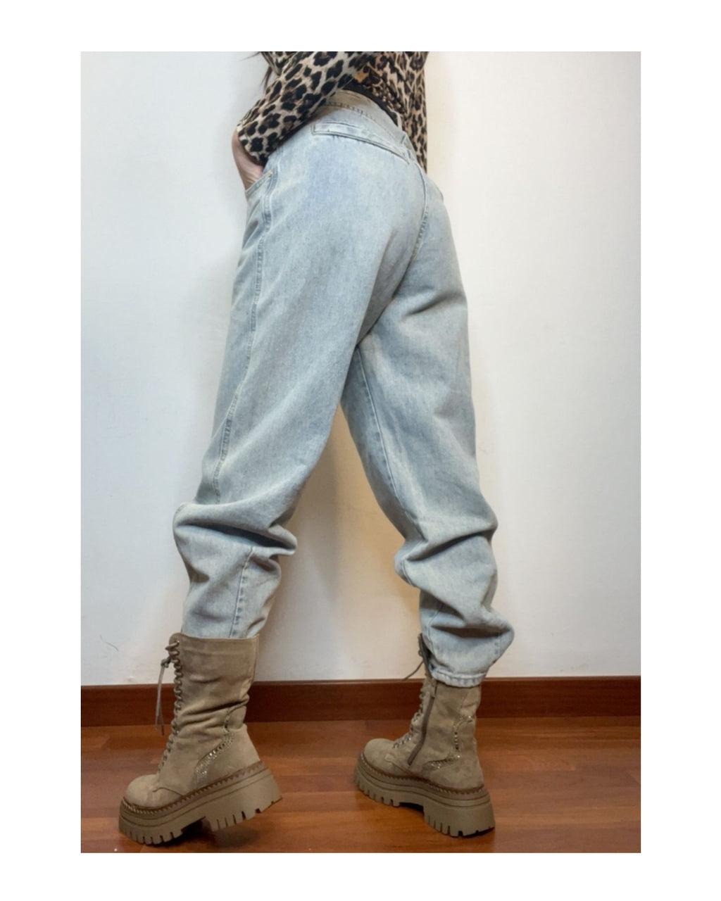 Jeans balloon lavaggio chiaro!