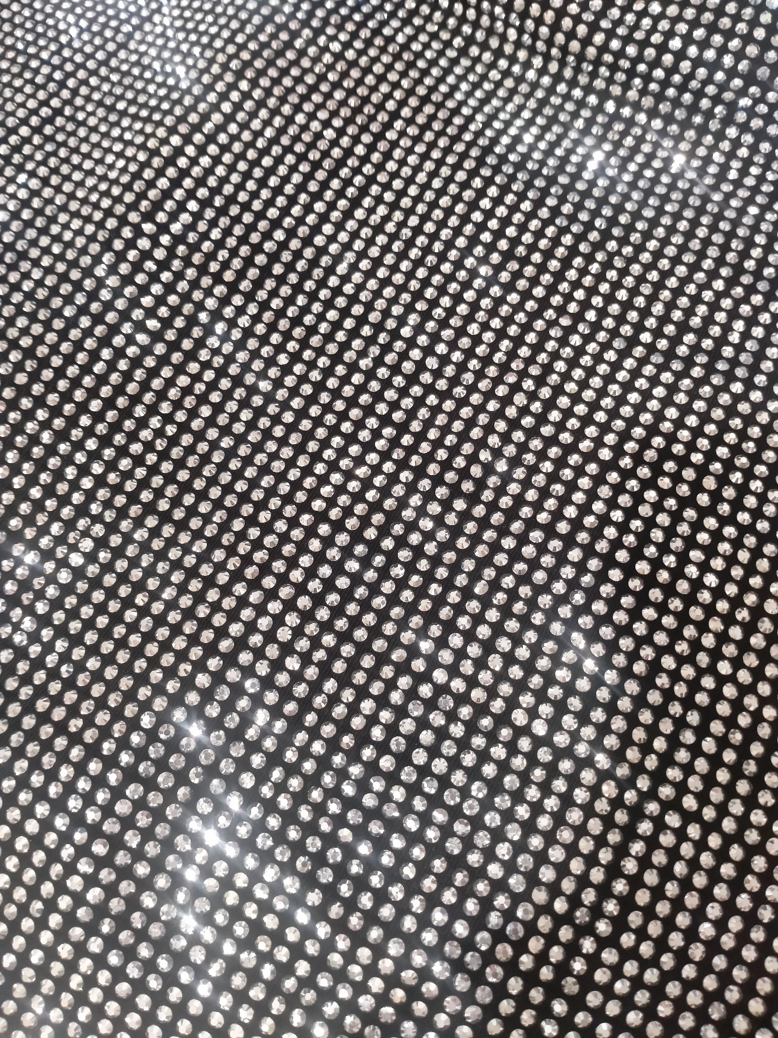 Gonna tubino 95% cotone full strass!