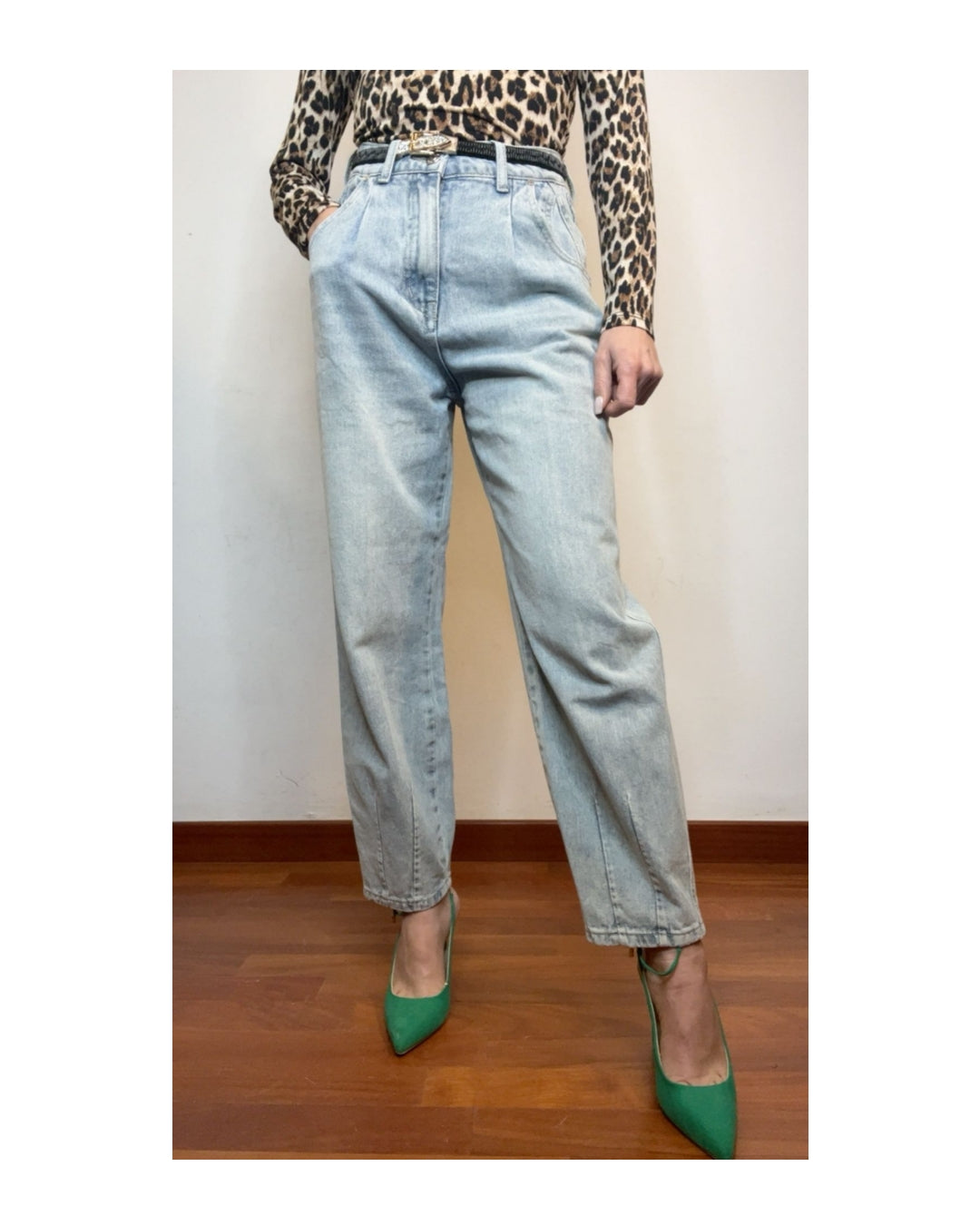 Jeans balloon lavaggio chiaro!