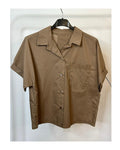 Camicia basic 100% cotone o 85% viscosa, colori della Terra!