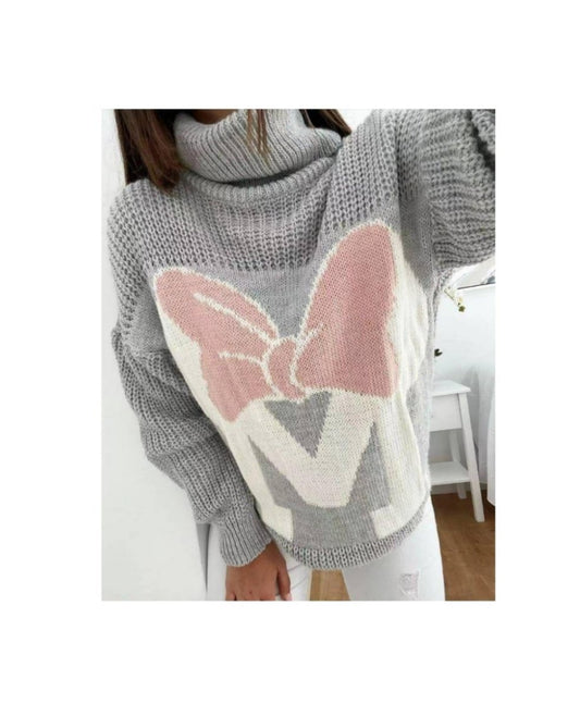 Maglione collo alto Minnie: GRIGIO o BIANCO!