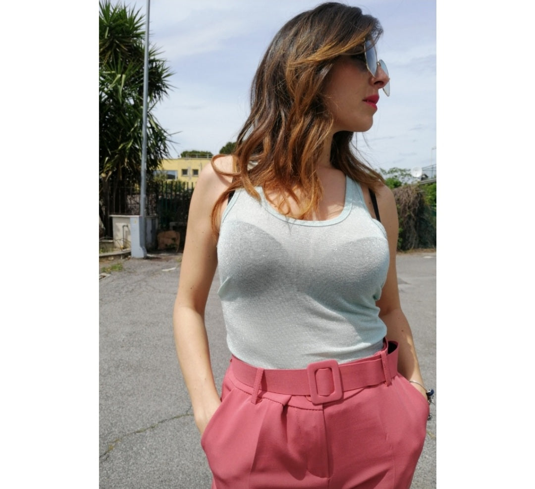 Laminated tank top, SEA WATER!