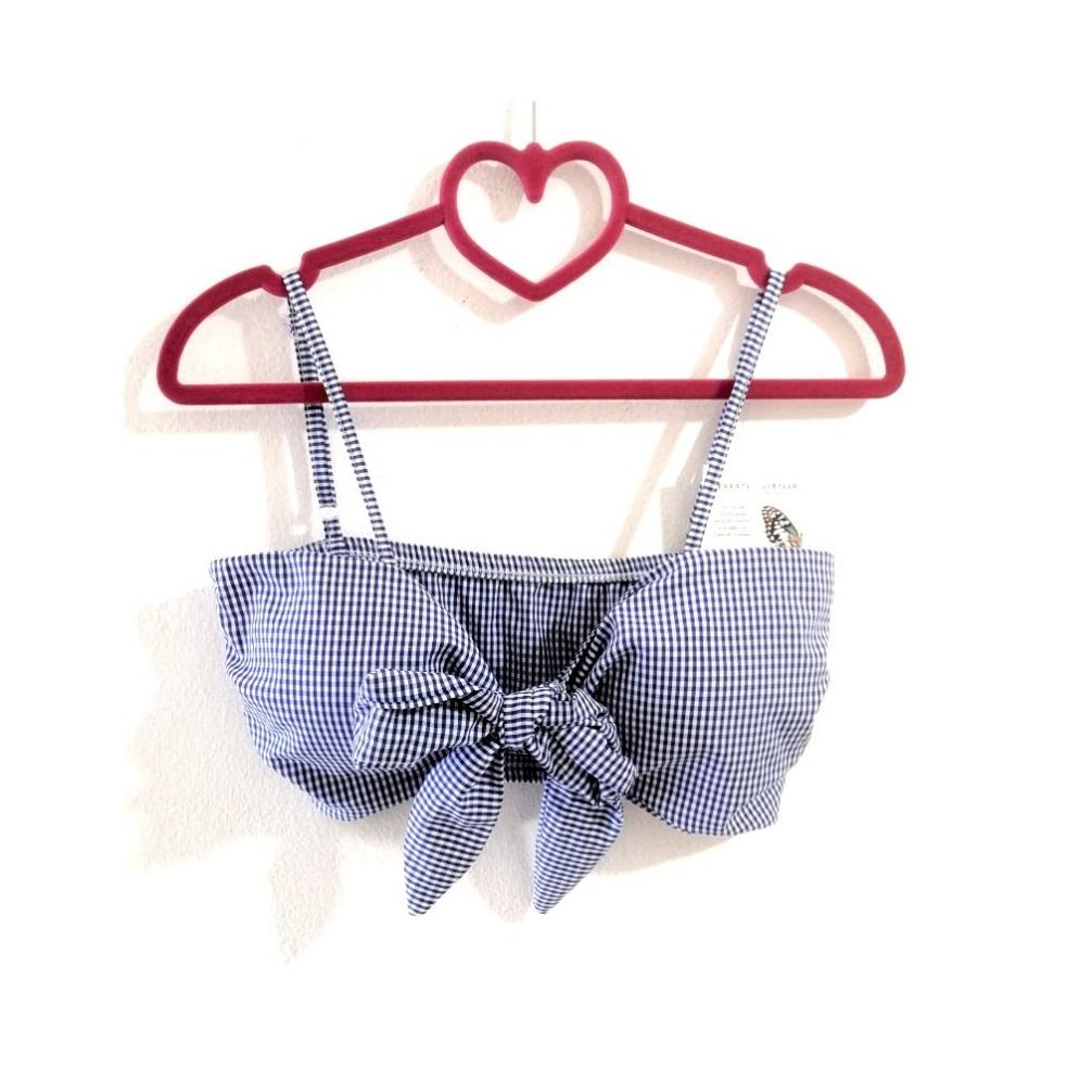 Checked band, BLUE/WHITE!