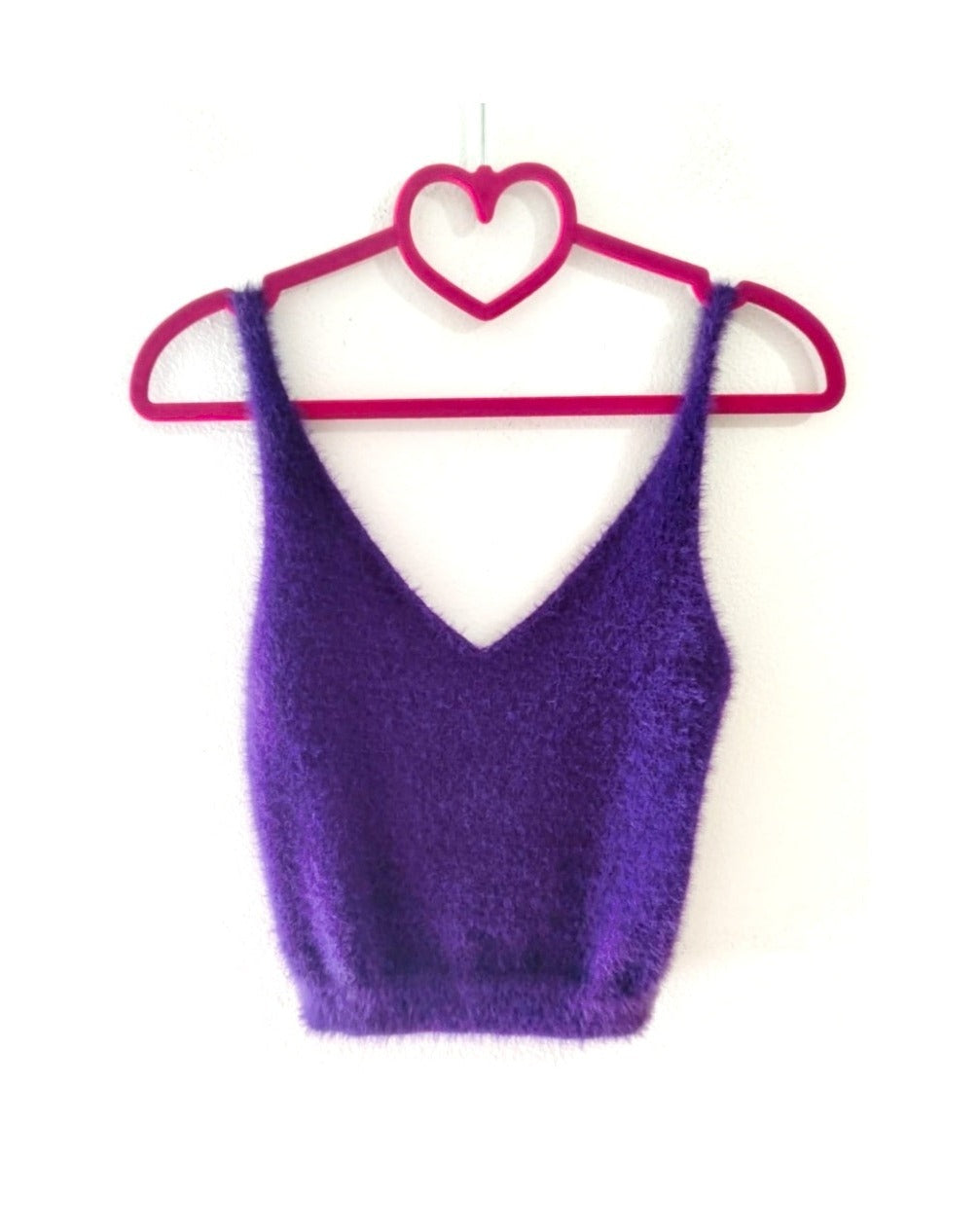 Plush under jacket: PURPLE!