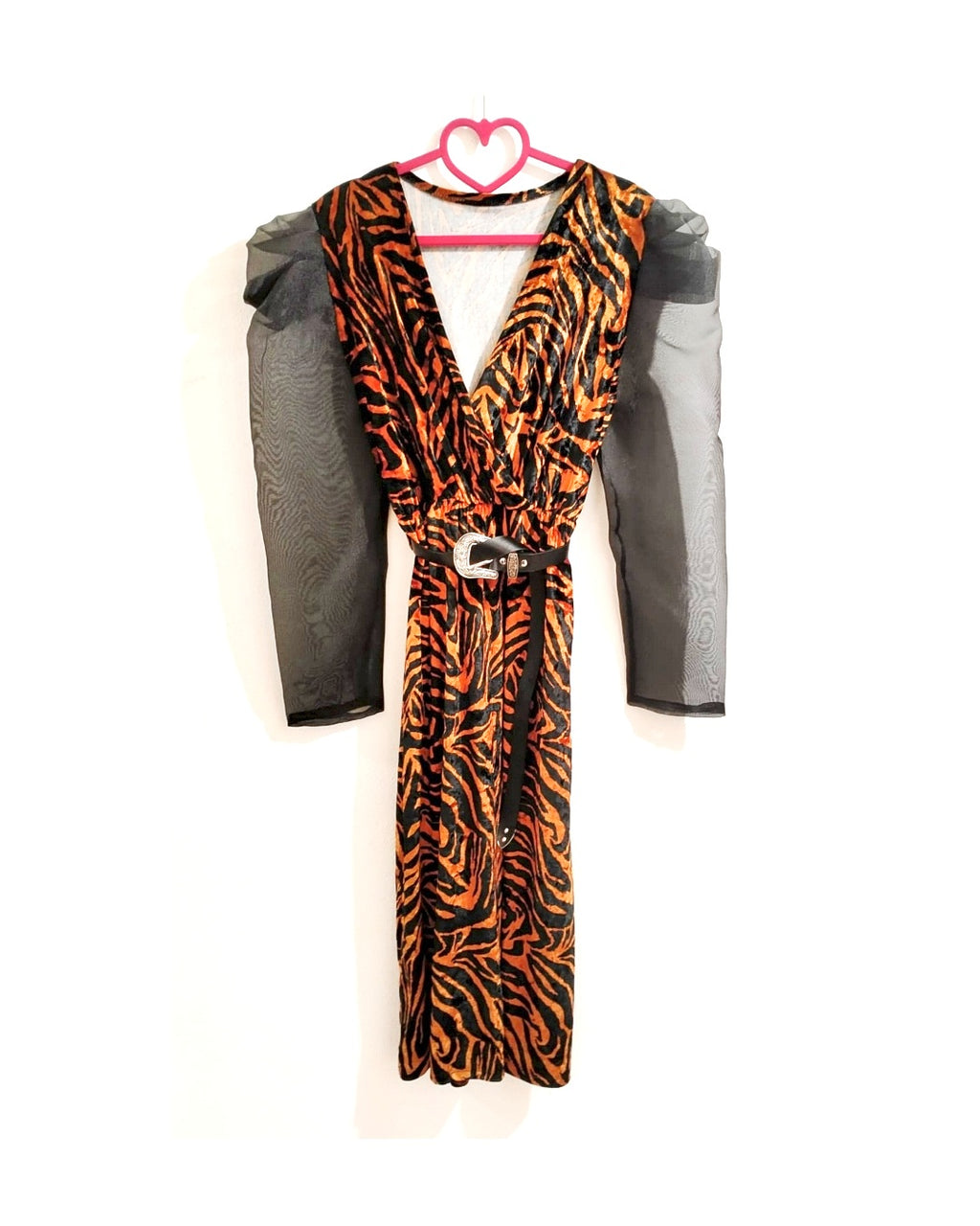 Butterfly dress with belt, ZEBRA!