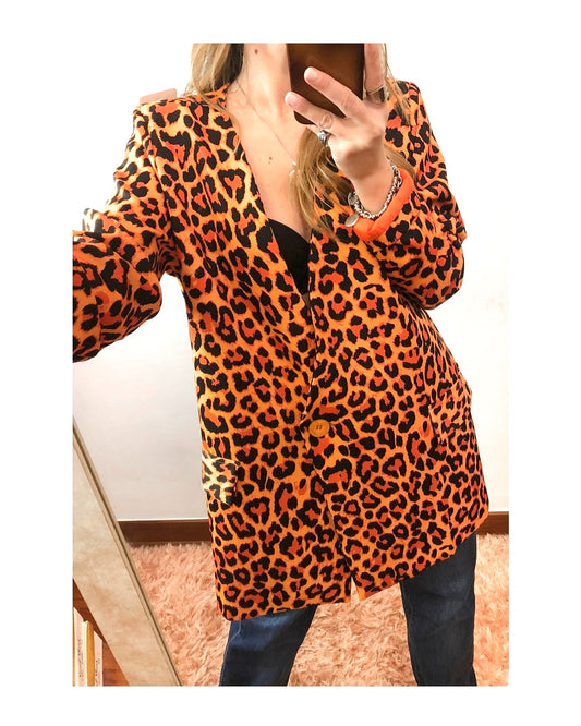 Blazer over squadrato animalier!