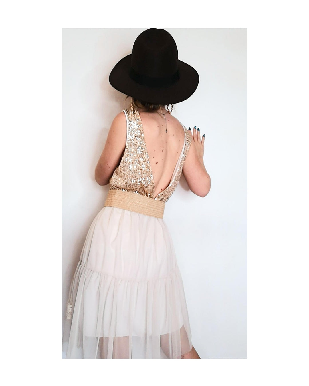 Tulle and sequin dress!