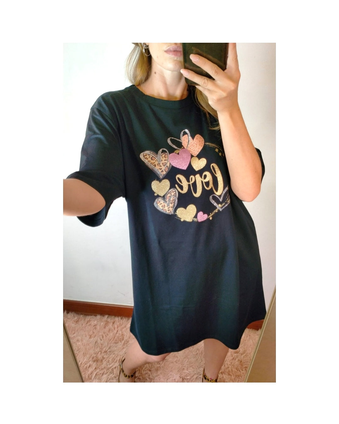 Long Tshirt Cuori Leo!