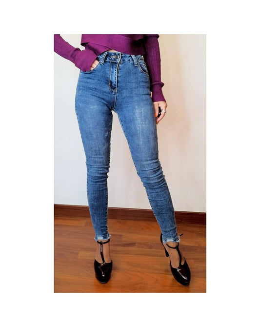 Jeans skinny basic medio scuro!