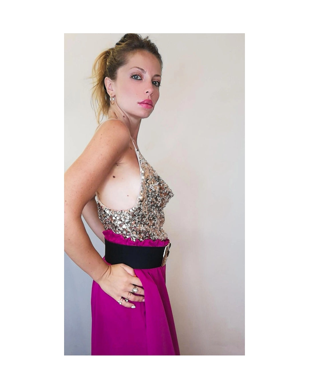 Sottogiacca paillettes, ORO!