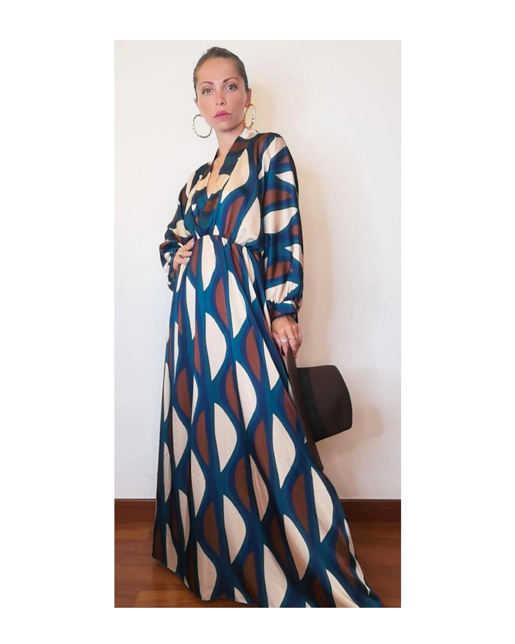 Kimono dress, BLUE/PETROLEUM!