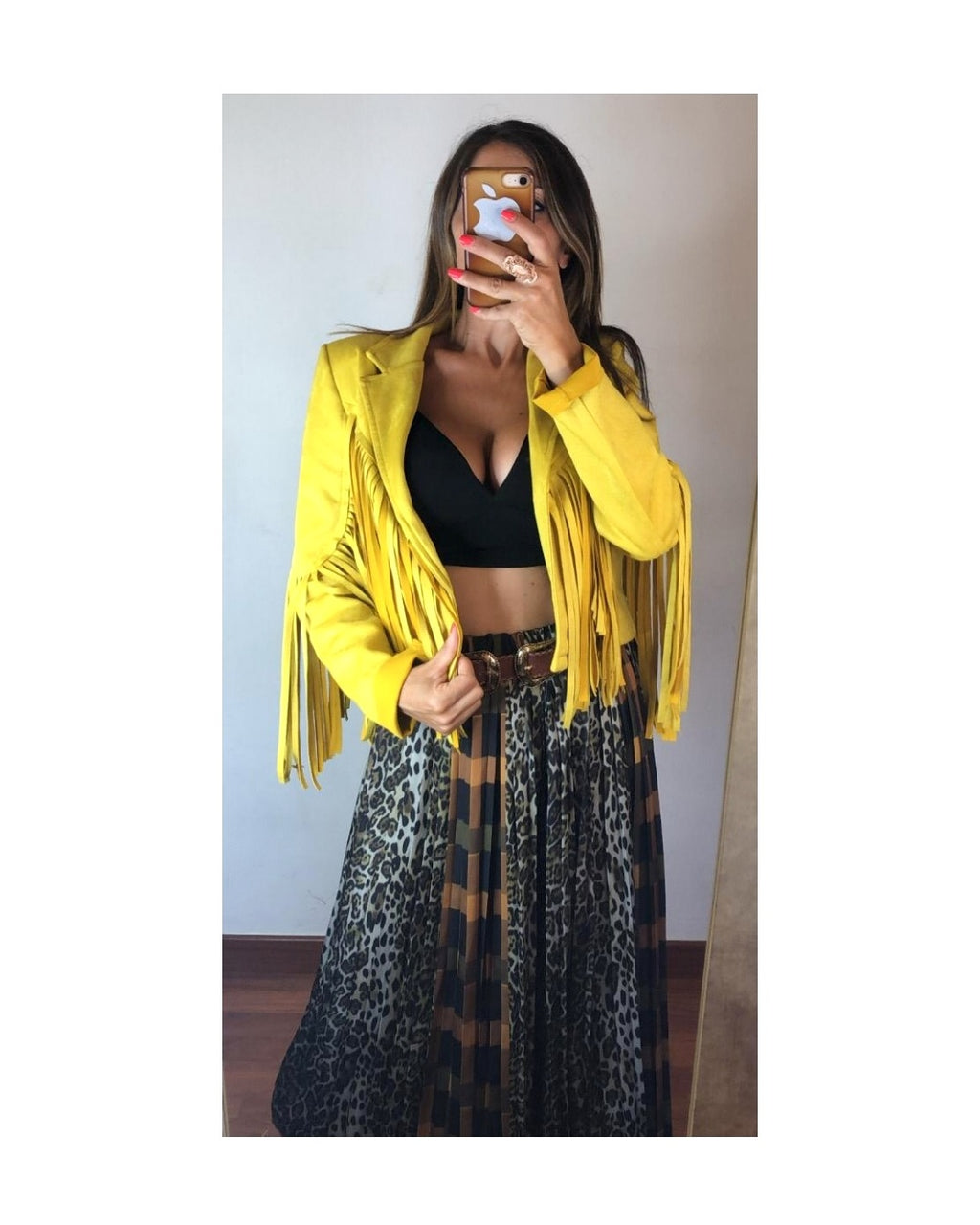 Gonna midi plisse', ANIMALIER/QUADRI!