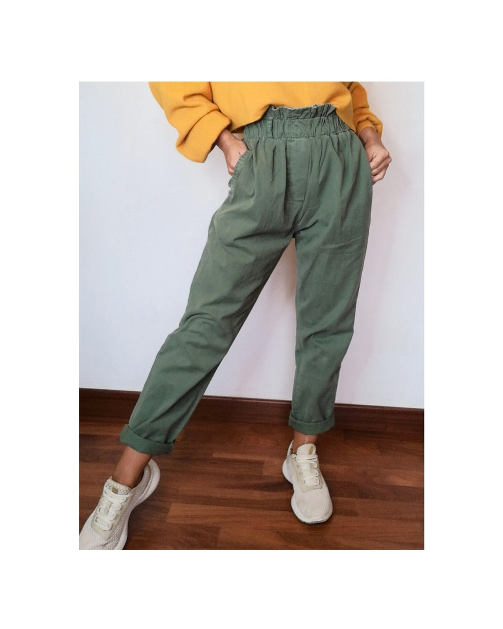 Pantalone caramella militare, XS!