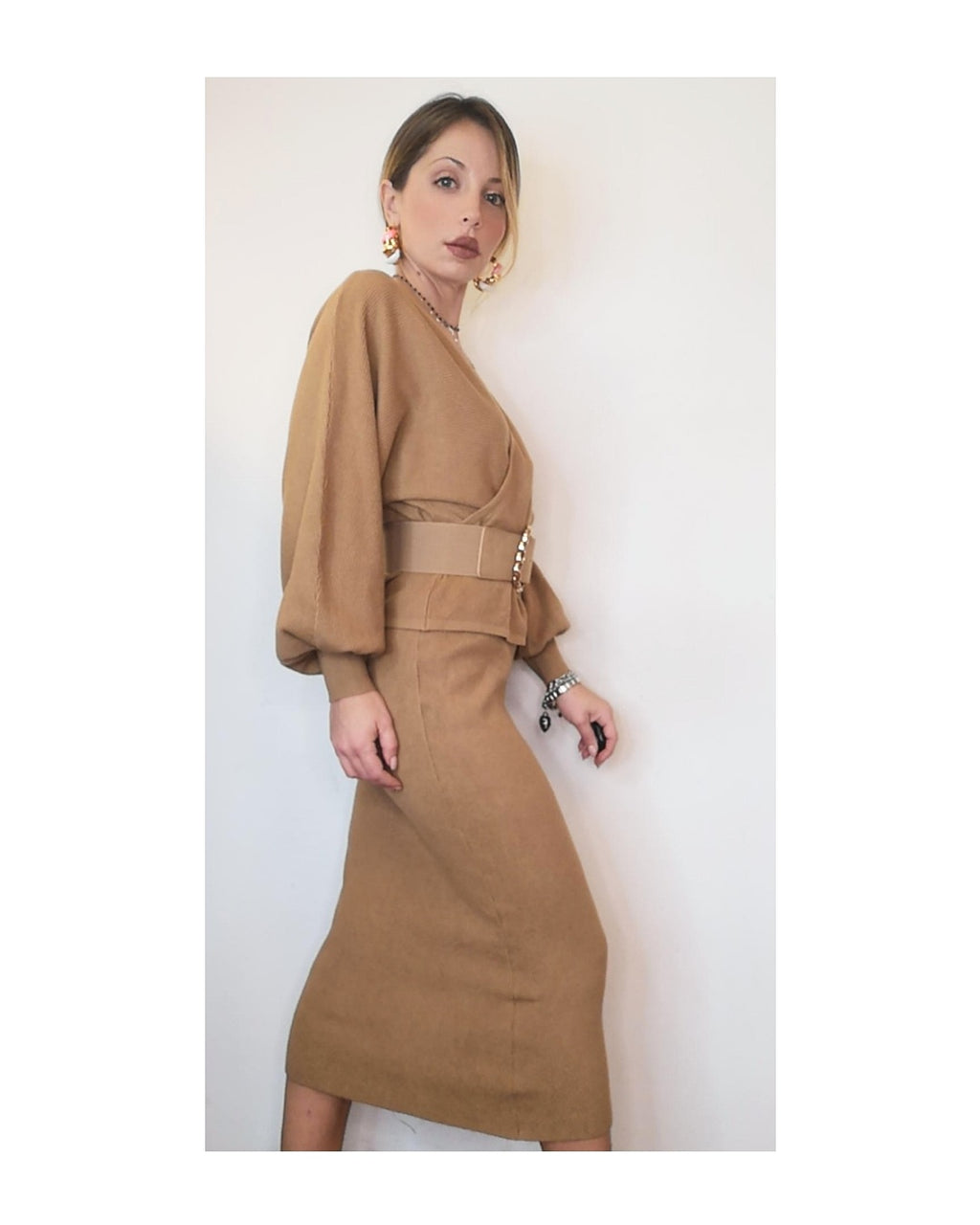 Coor Peplum &amp; Longuette Sweater Set!