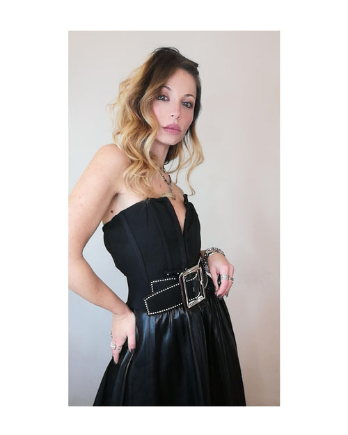 Corset bustier with hooks: BLACK or PINK!