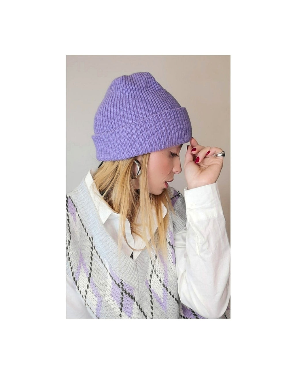 Beanie: LILAC or MAGENTA!