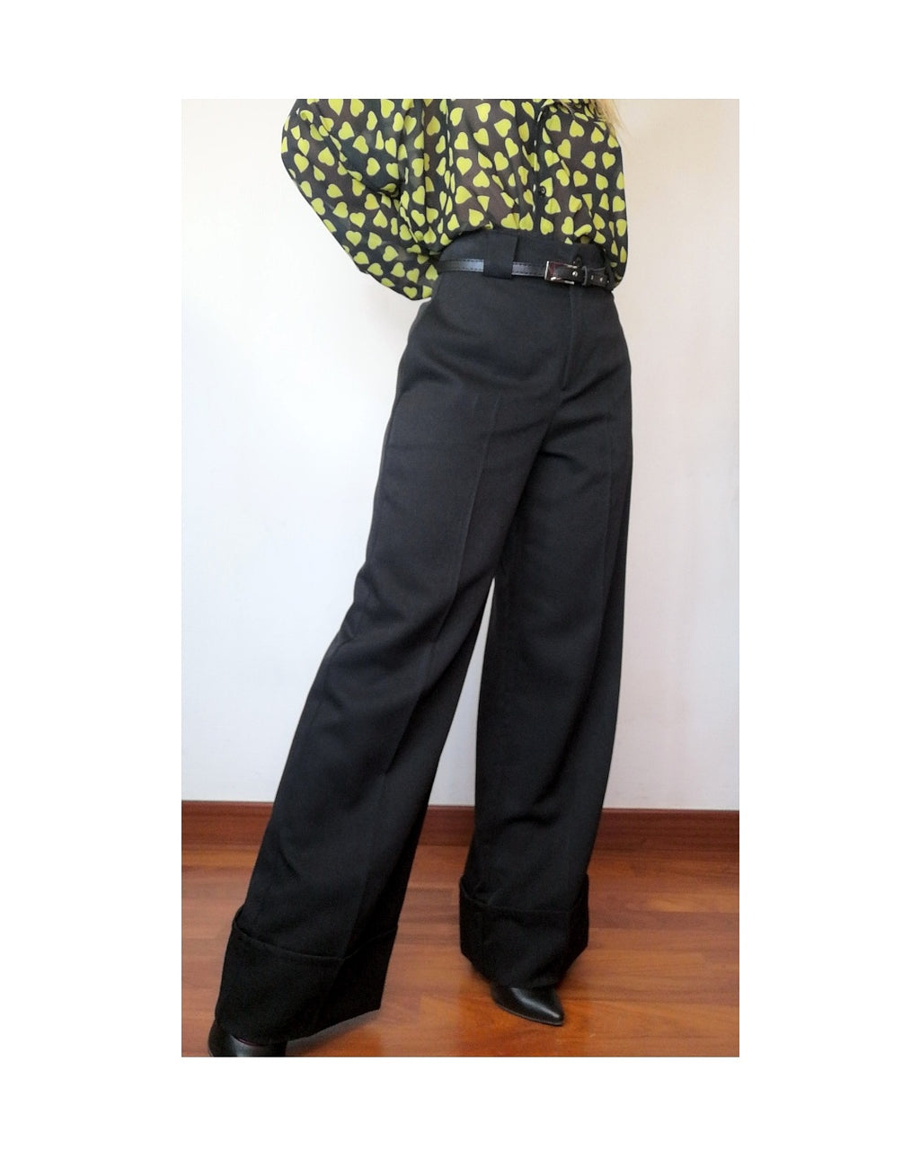 Pantapalazzo basic con risvolto!