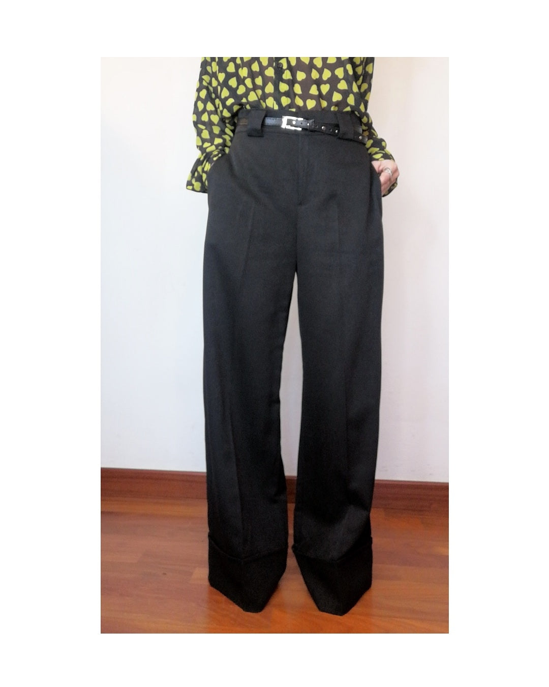 Pantapalazzo basic con risvolto!