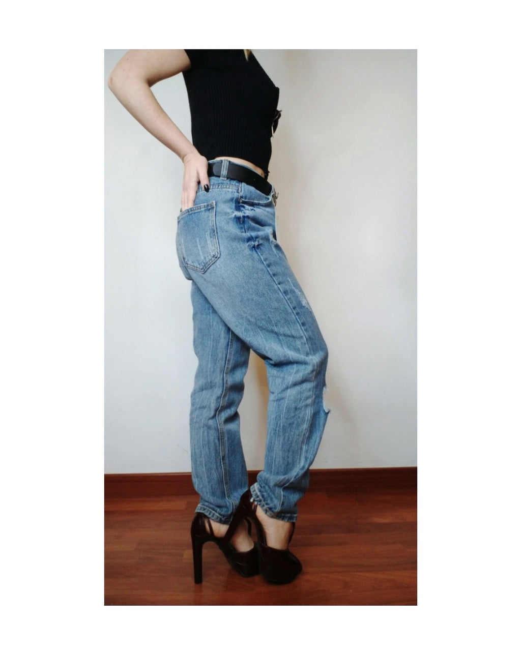 Jeans Boyfriend con strappetti!