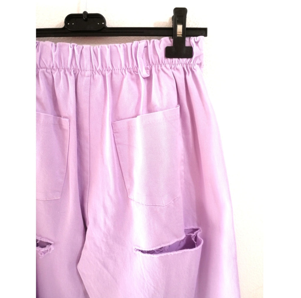 Pantalone mom fit cut out!