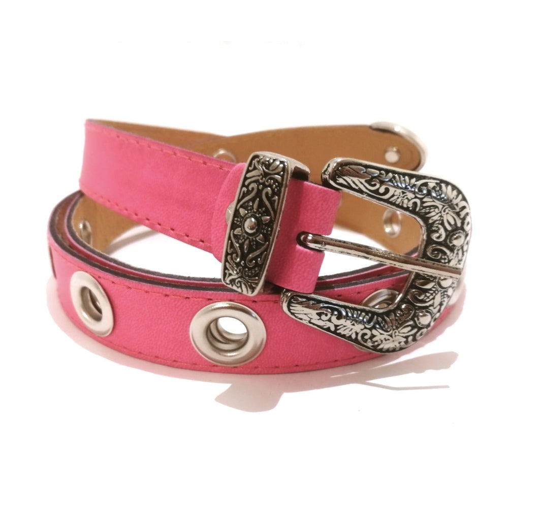 Perforated strap, FUCHSIA!