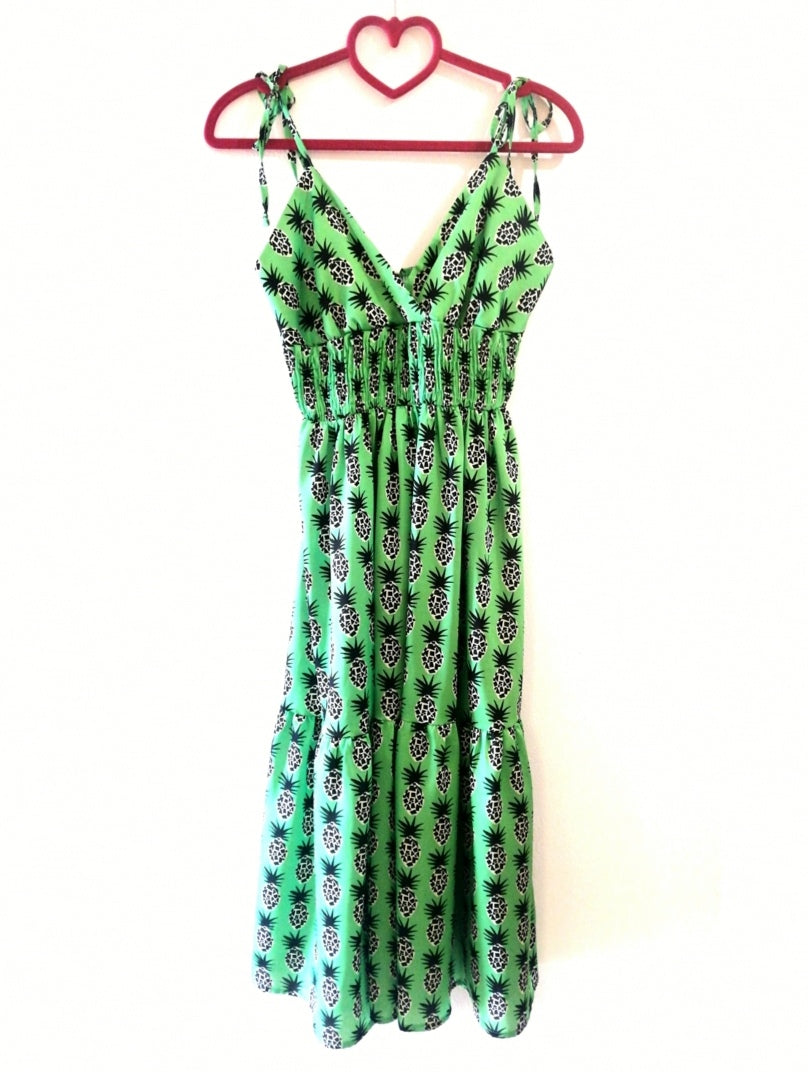 Pineapple dress, GREEN!