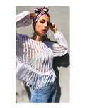 NET sweater: WHITE or ROPE!