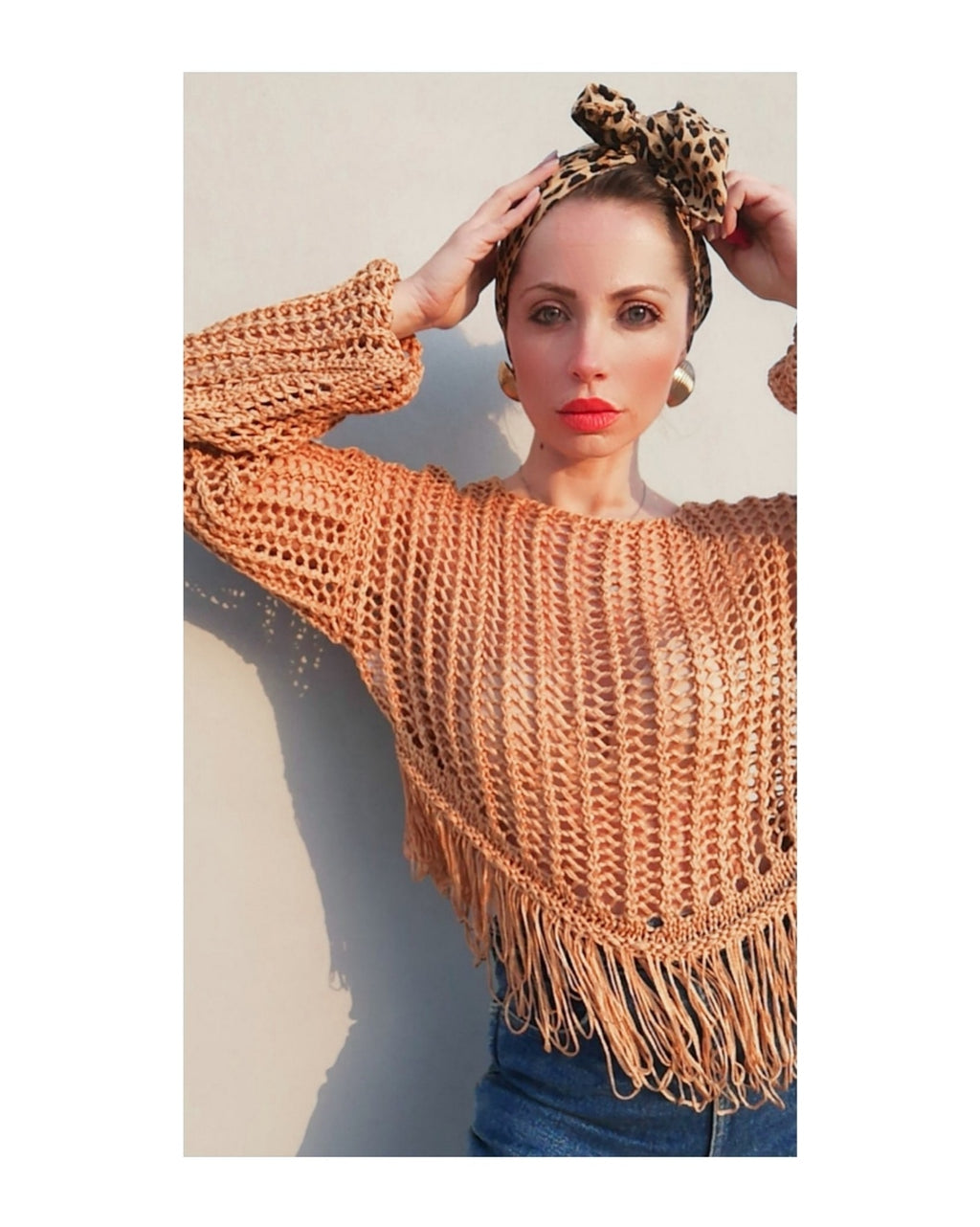 NET sweater: WHITE or ROPE!