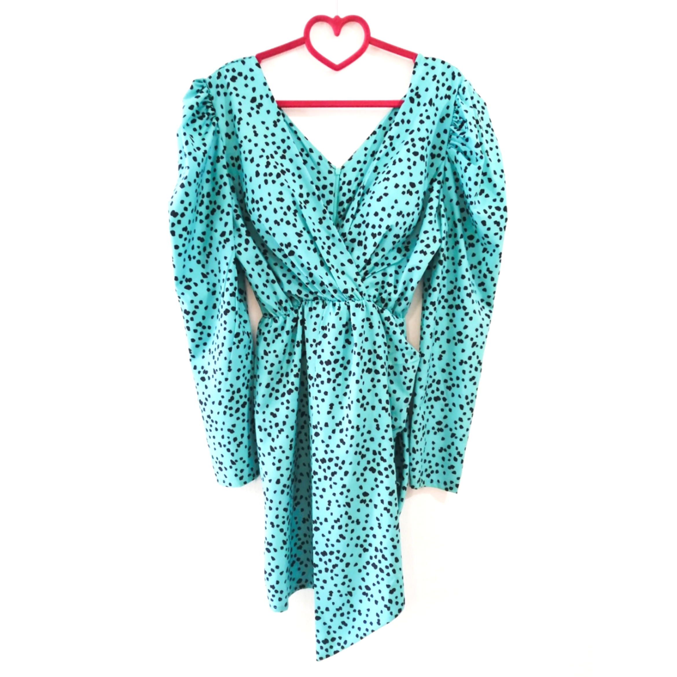 Polka dot dress: SEA WATER!